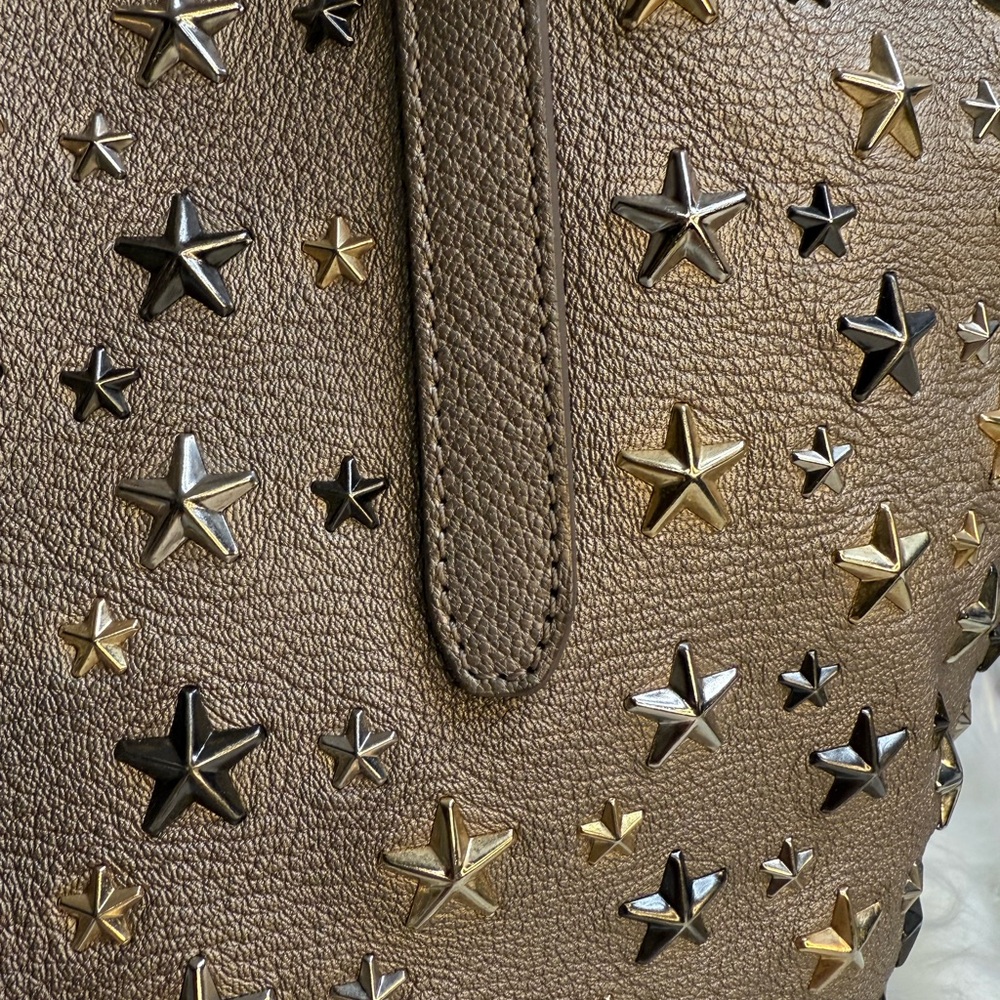 Jimmy Choo Tri color with gunmetal tote with matching wallet - Picture 5 of 10